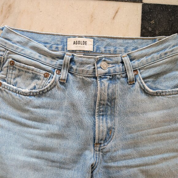 AGOLDE LA Denim Jeans – 0 / 25 Light Blue - Picture 5 of 5